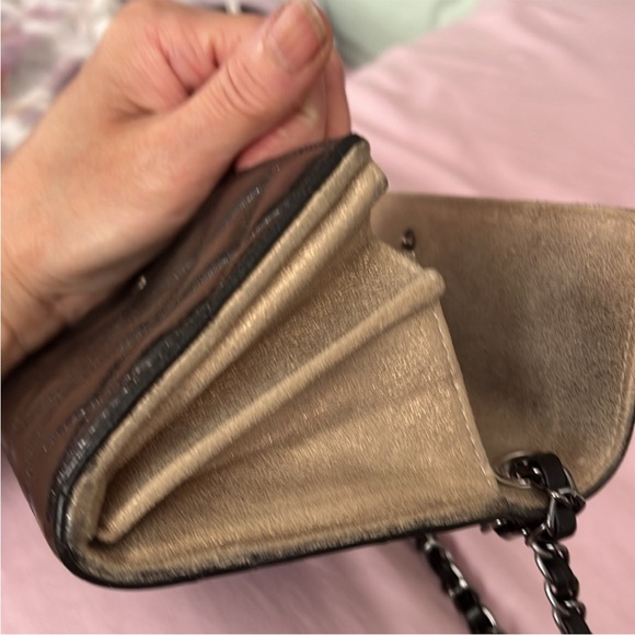 Chanel Authentic quilted wallet on chain - Picture 11 of 13